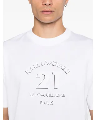 Karl Lagerfeld ロゴ入りコットンTシャツ - サムネイル4