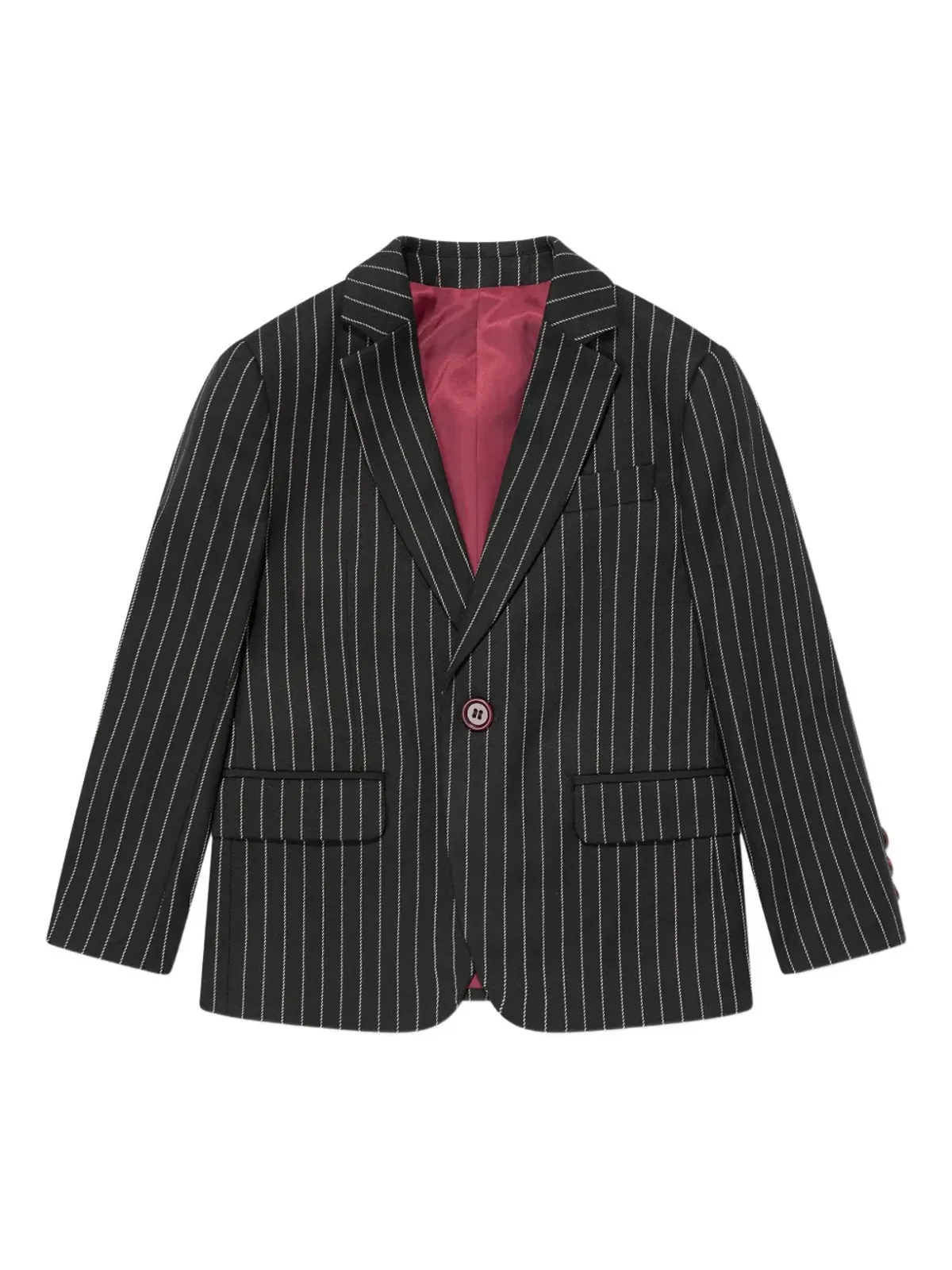 SUITLAB KIDS ピンストライプスーツ（ブラック） - 画像2