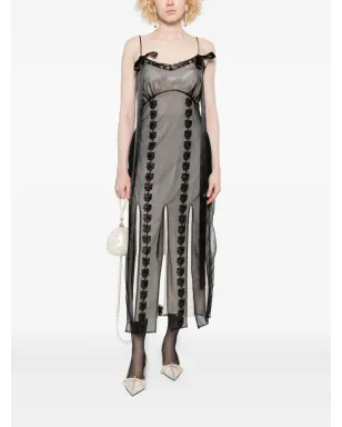 Simone Rocha マルチスプリット マキシドレス ブラック - サムネイル2
