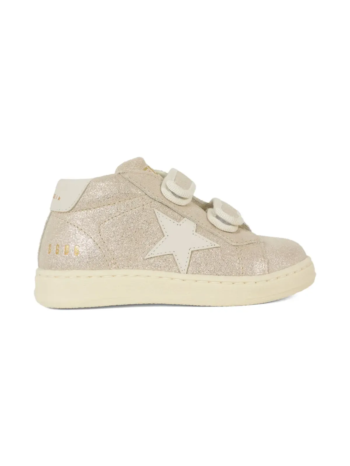 Golden Goose Kids グリッター・スター スニーカー ピンク - 画像1