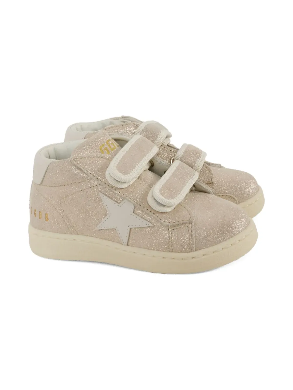 Golden Goose Kids グリッター・スター スニーカー ピンク - 画像3