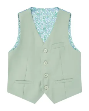 SUITLAB KIDS ペイズリープリント3ピーススーツ - サムネイル3