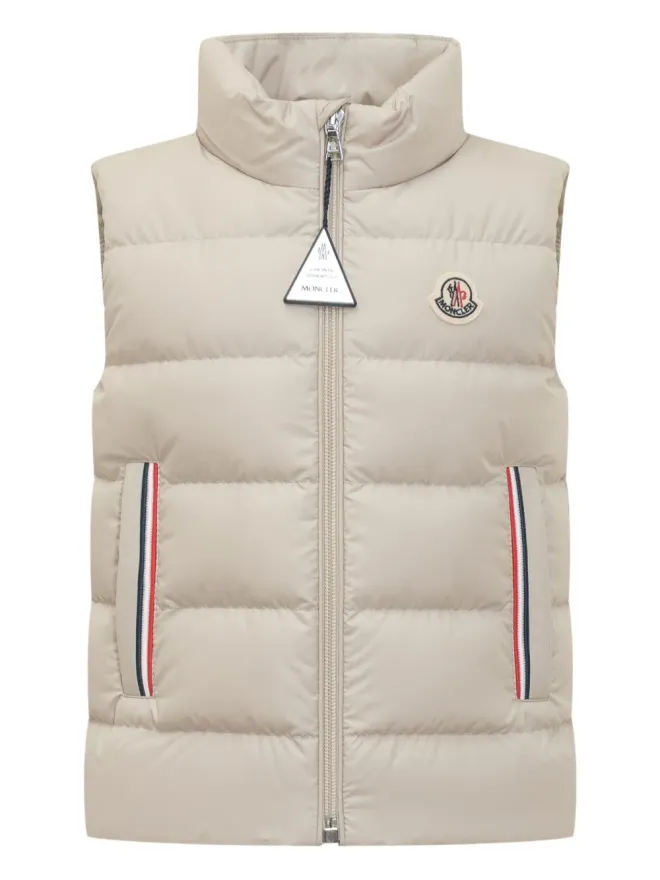 Moncler Enfant Moncler Enfant Buang quilted gilet - Neutralsの商品画像