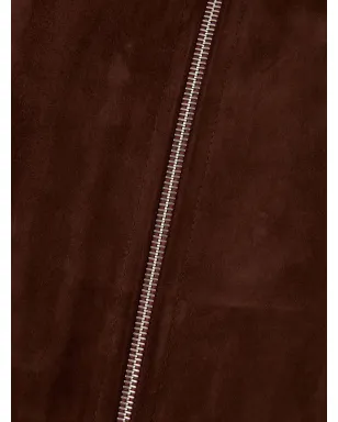 Paul Smith スエード ジップファスナー付きジャケット - ブラウン - サムネイル3