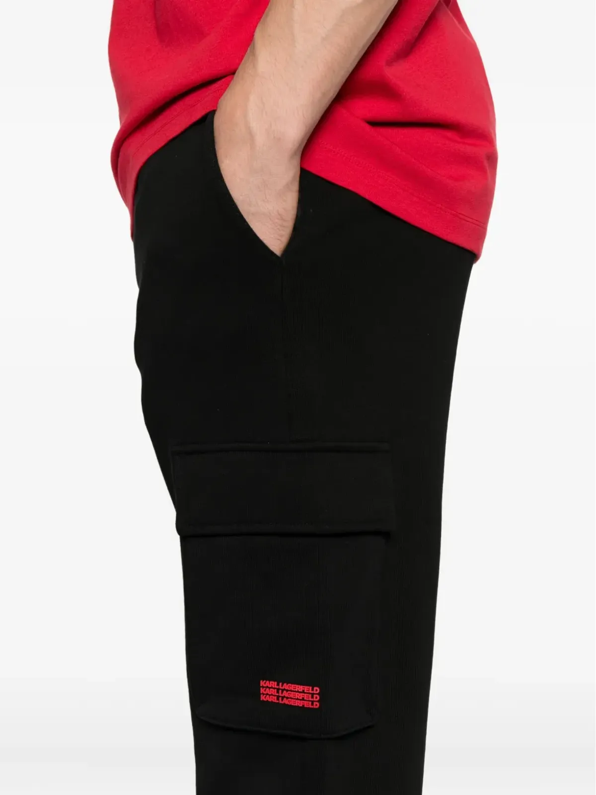 Karl Lagerfeld カーゴストレートレッグパンツ - 画像5