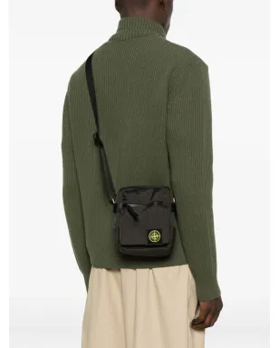 Stone Island ロゴパッチ メッセンジャーバッグ - ブラック - サムネイル2