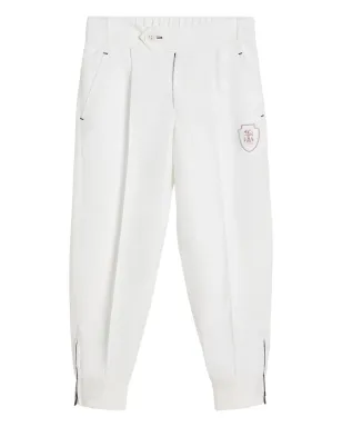 Brunello Cucinelli Kids ロゴパッチパンツ - サムネイル1