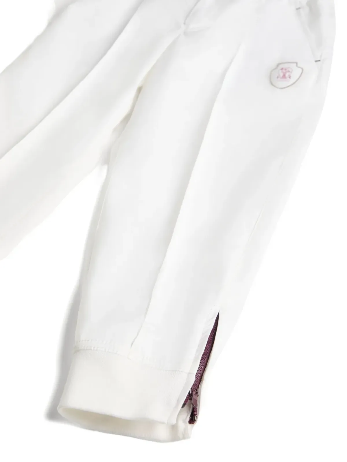 Brunello Cucinelli Kids ロゴパッチパンツ - 画像3