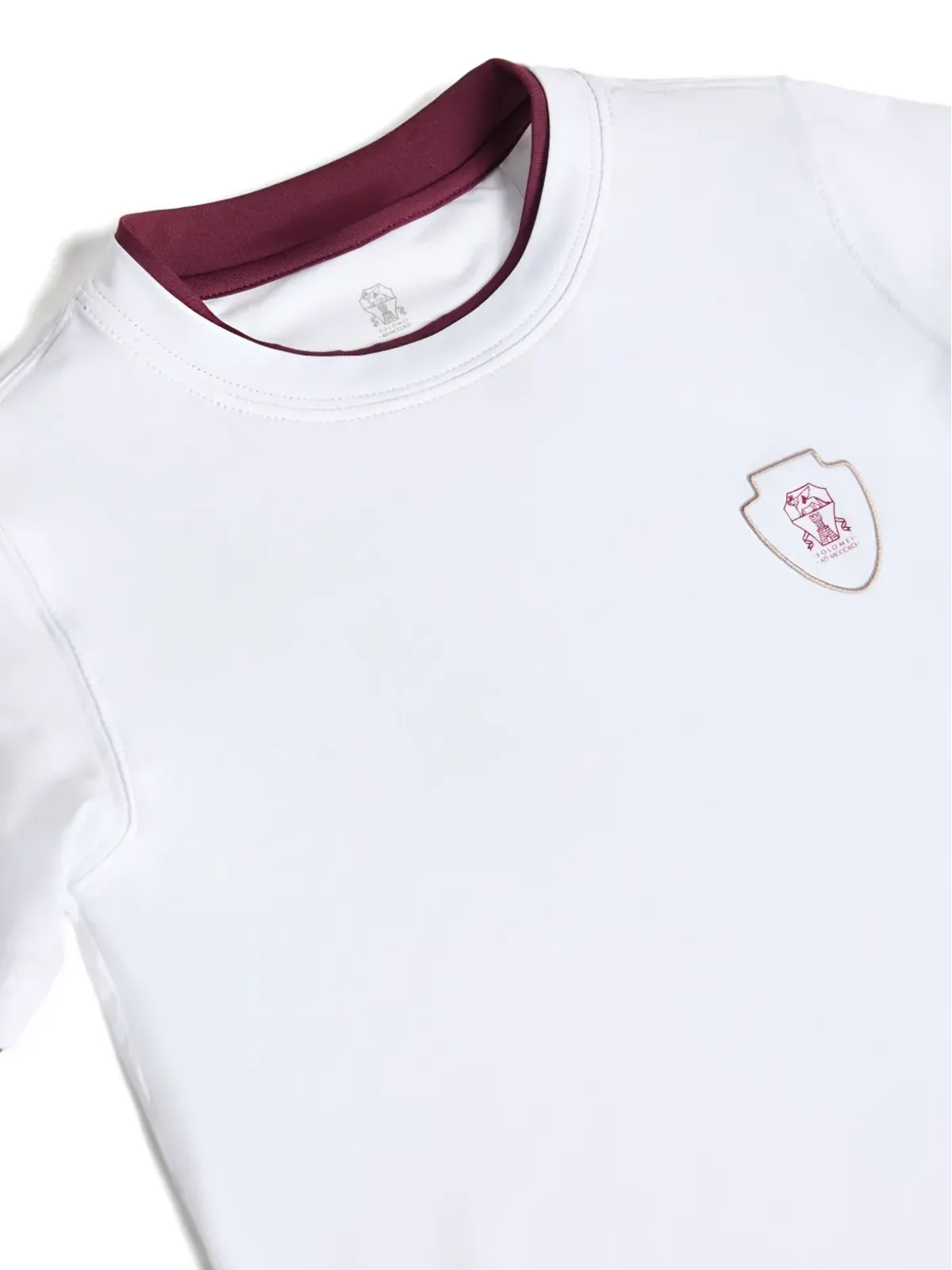 Brunello Cucinelli Kids フェイクレイヤリングTシャツ - 画像3