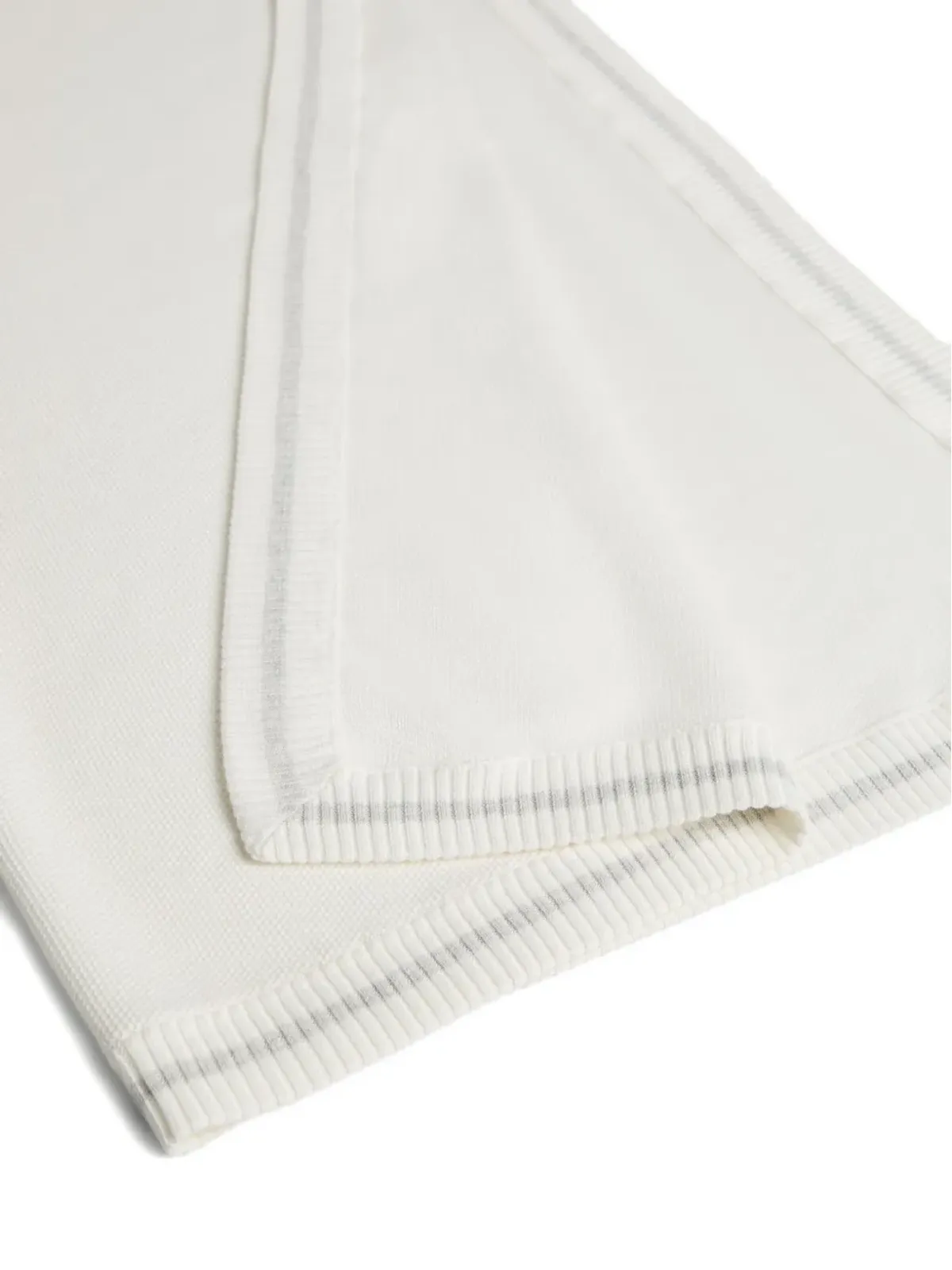 Brunello Cucinelli Kids ロゴ刺繍ブランケット - 画像3