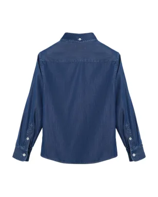 Brunello Cucinelli Kids 軽量デニムシャツ - サムネイル2