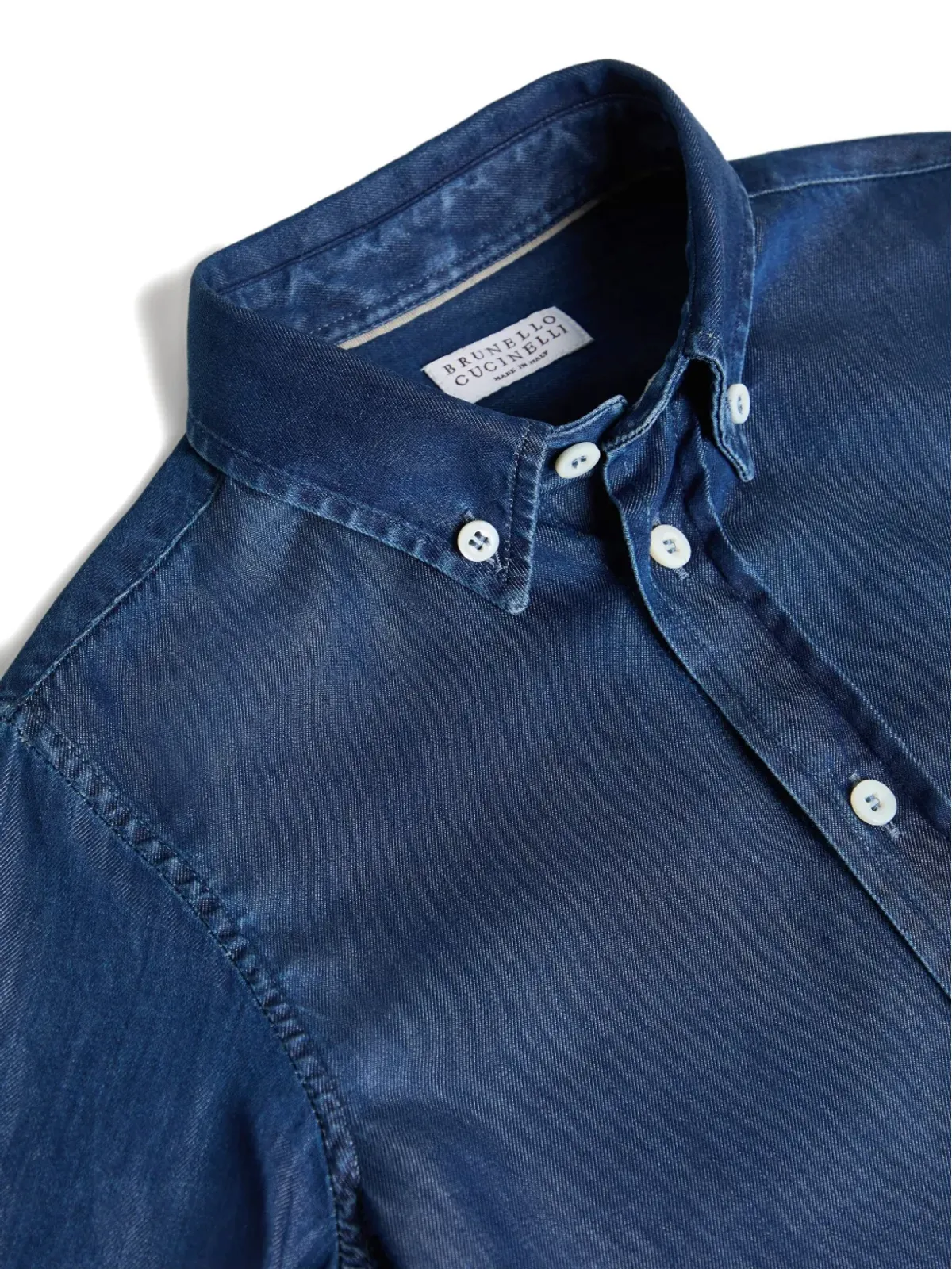 Brunello Cucinelli Kids 軽量デニムシャツ - 画像3