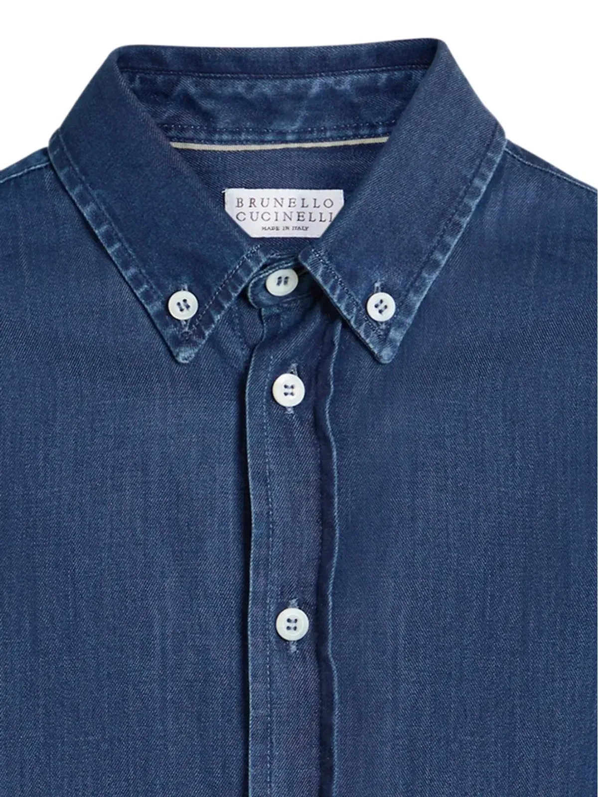 Brunello Cucinelli Kids 軽量デニムシャツ - 画像4
