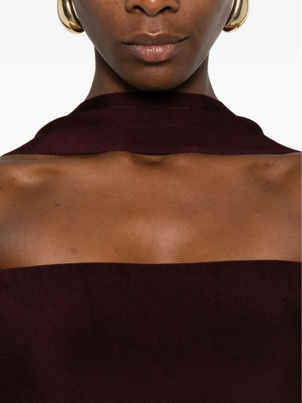 Roland Mouret ホルターネック・フリル ドレス - 画像5