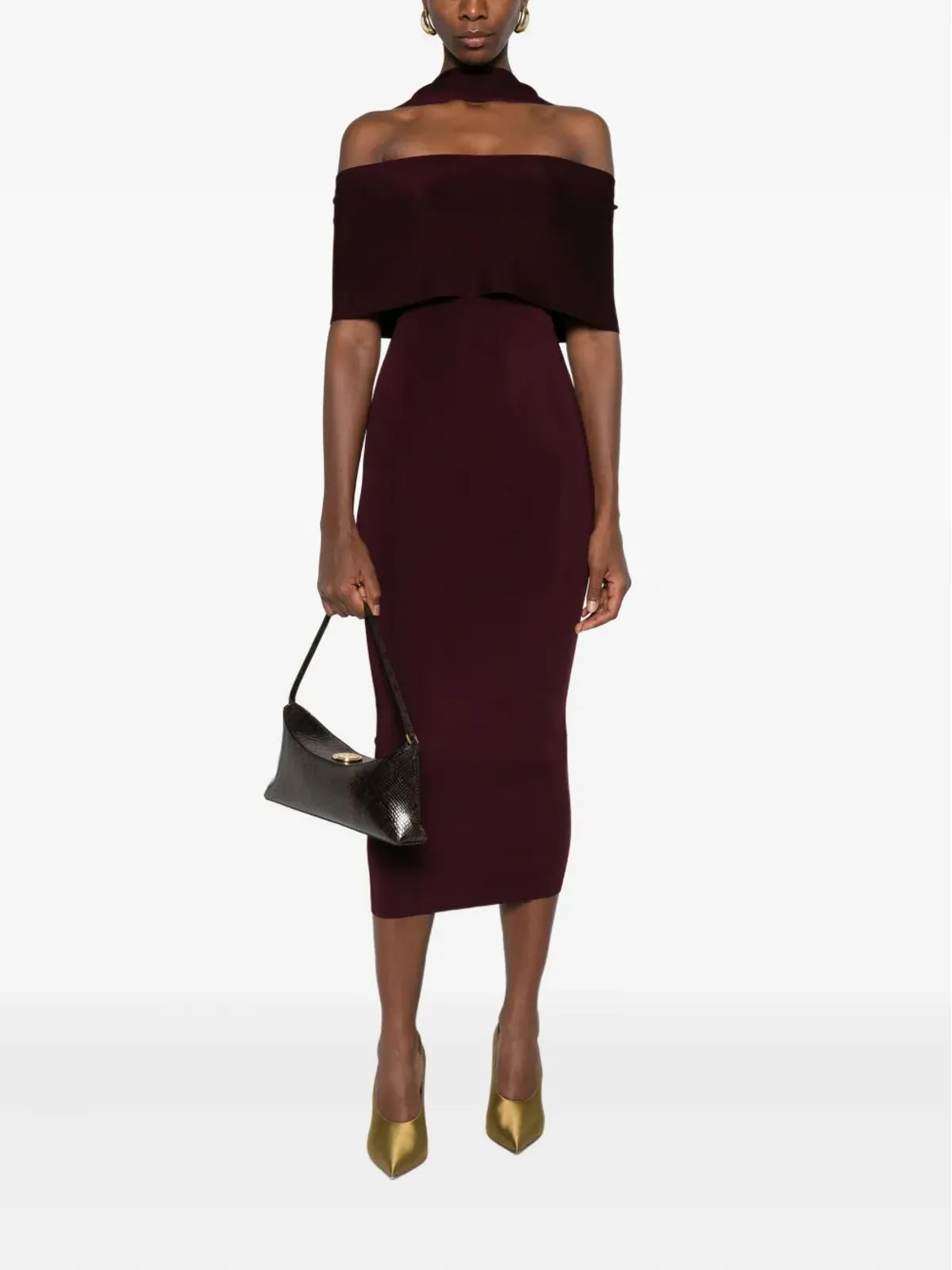 Roland Mouret ホルターネック・フリル ドレス - 画像2