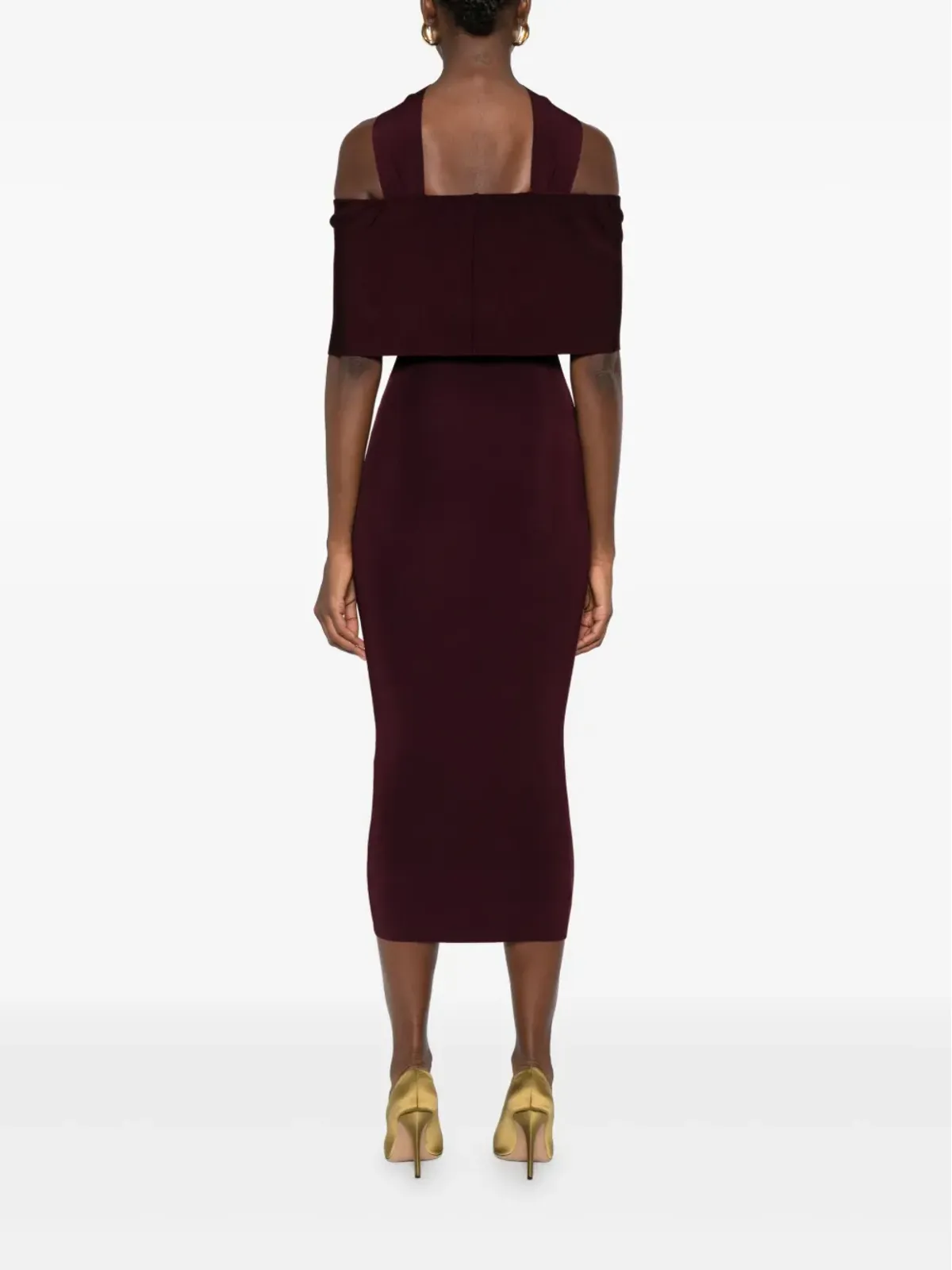 Roland Mouret ホルターネック・フリル ドレス - 画像4