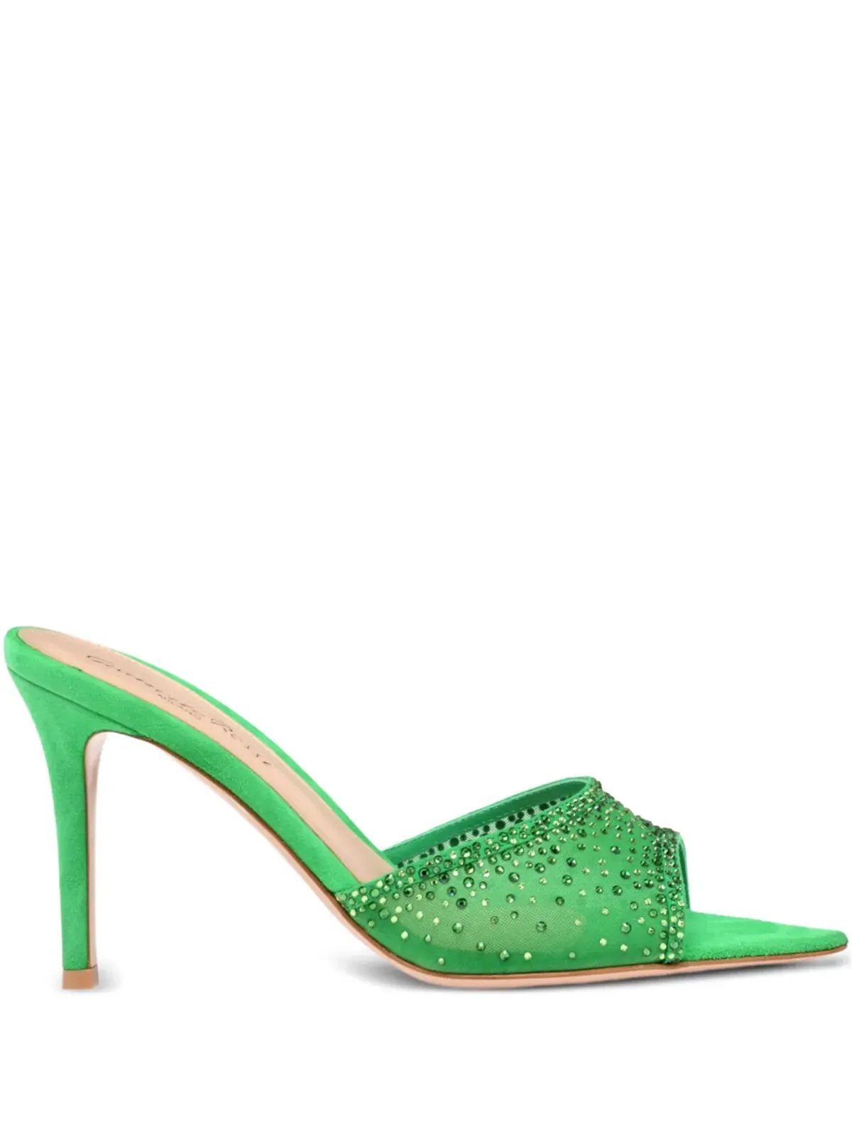 Gianvito Rossi 85mm Rania クリスタルエンベリッシュド サンダル - 画像1