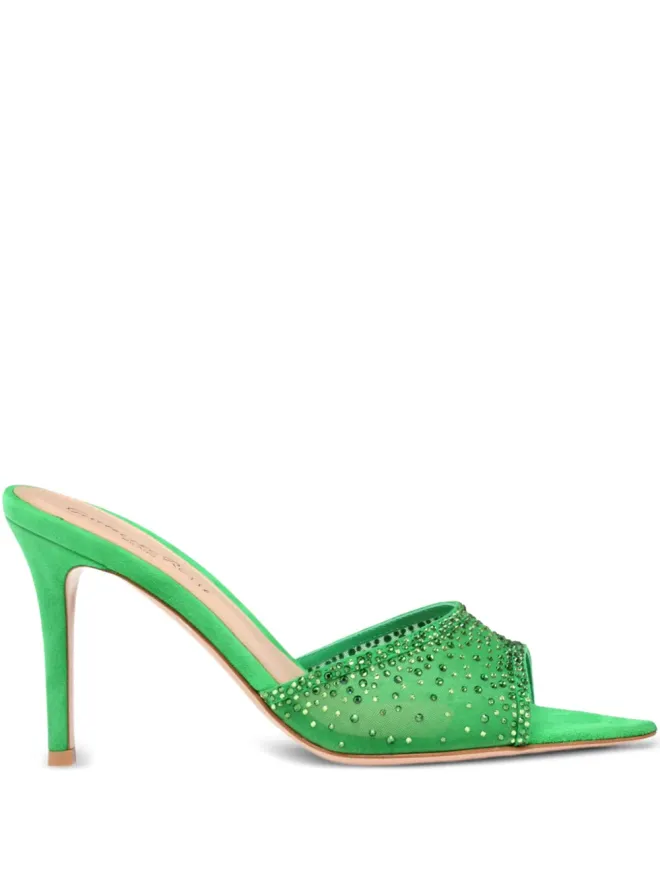 Gianvito Rossi Gianvito Rossi 85mm Rania クリスタルエンベリッシュド サンダルの商品画像