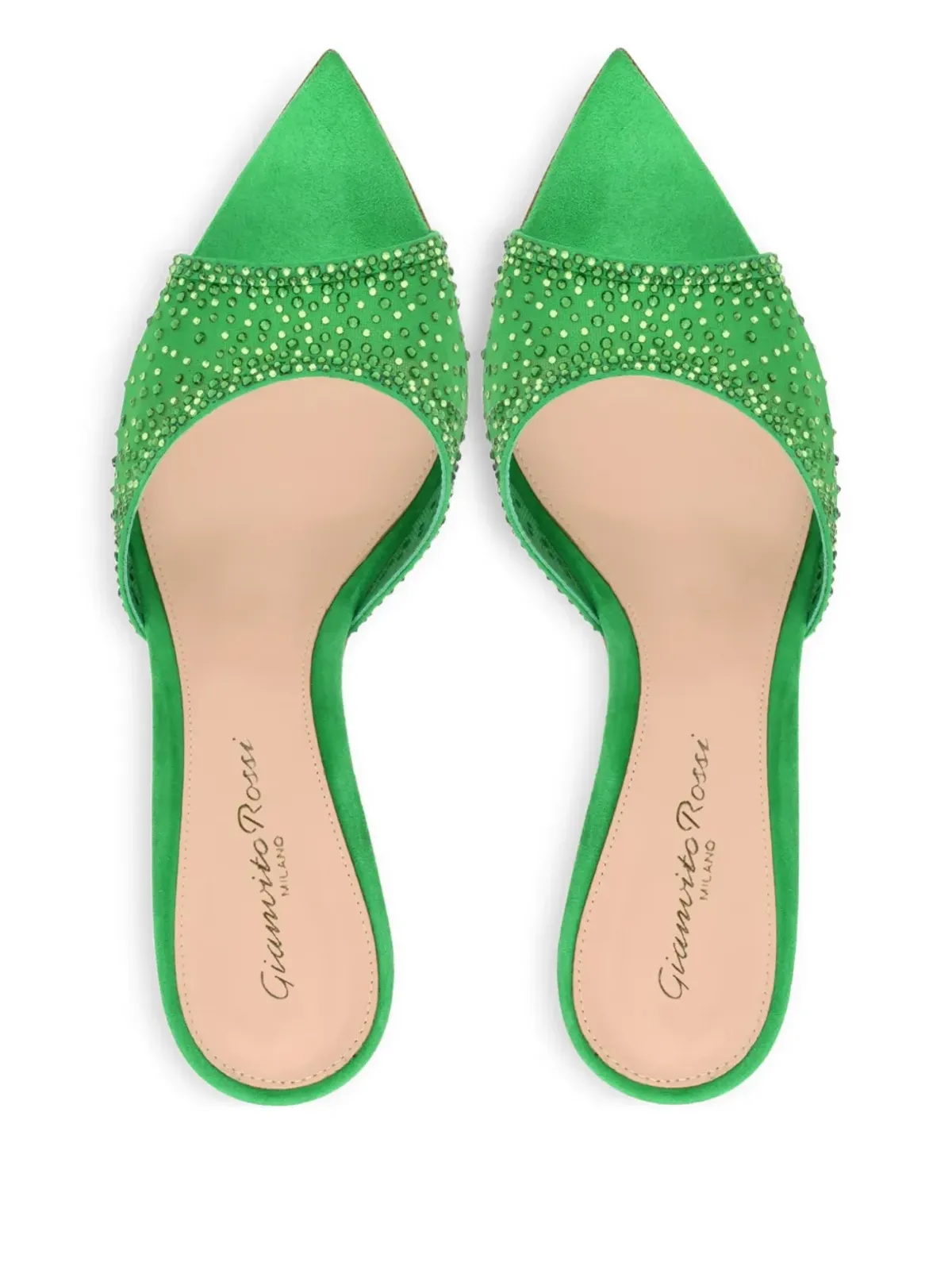 Gianvito Rossi 85mm Rania クリスタルエンベリッシュド サンダル - 画像4