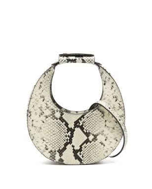 STAUD Goodnight Moon snakeskinトップハンドル・トートバッグ - サムネイル1