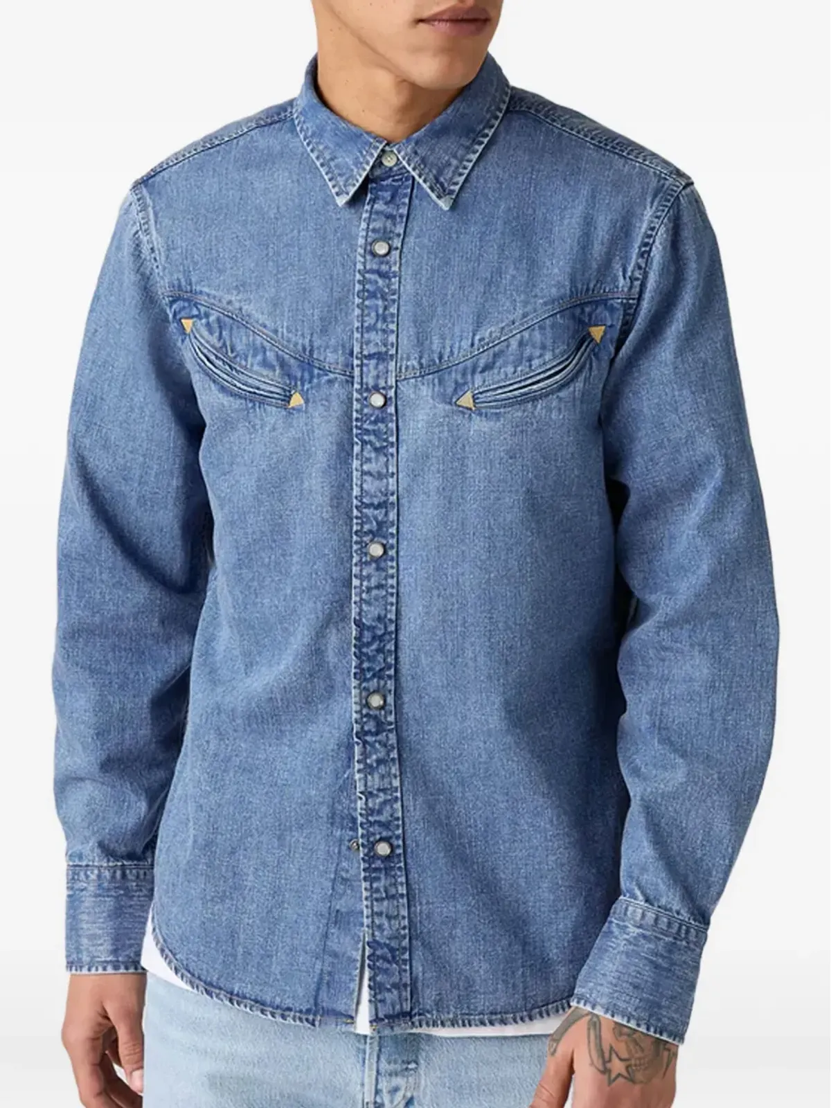 Levi's ポケットディテール デニムシャツ - ブルー - 画像2