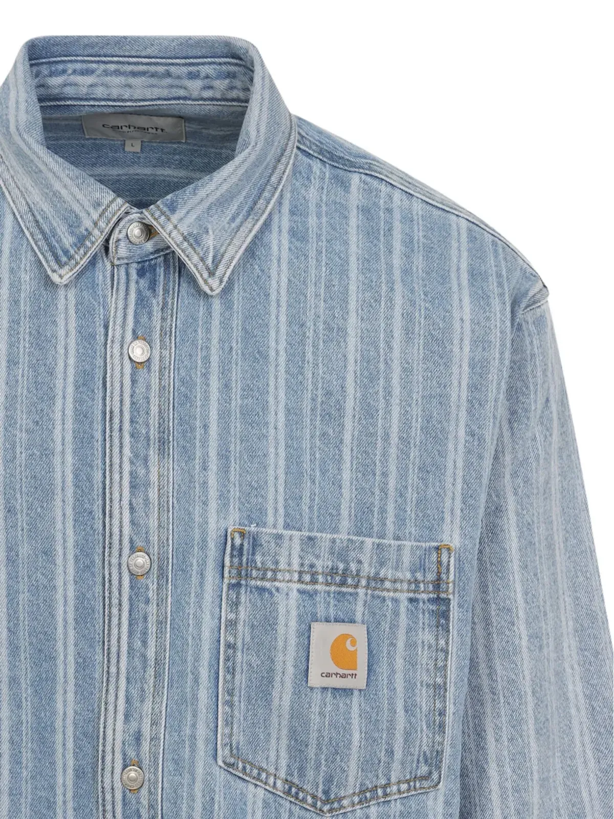 Carhartt WIP Rylanストライプデニムシャツ - 画像3