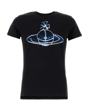 Vivienne Westwood Classic cotton T-shirt - Black - サムネイル1