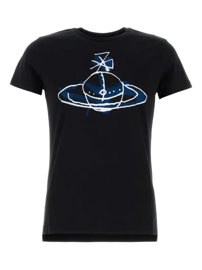 Vivienne Westwood Vivienne Westwood Classic cotton T-shirt - Blackの商品画像