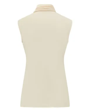 Alberta Ferretti ネックタイ付きノースリーブシャツ - サムネイル2