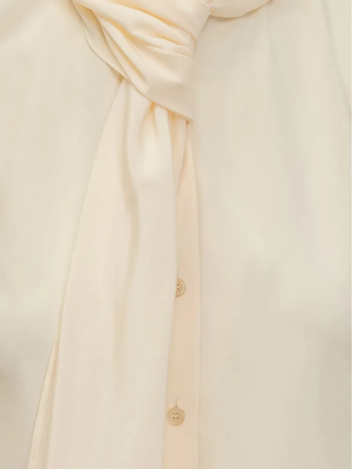 Alberta Ferretti ネックタイ付きノースリーブシャツ - 画像3