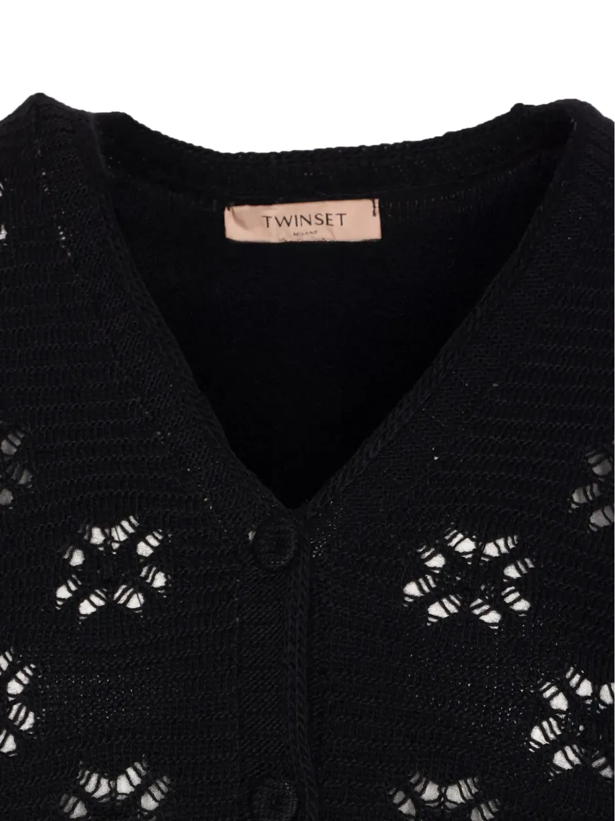 TWINSET オープンニットVネックカーディガン - 画像4