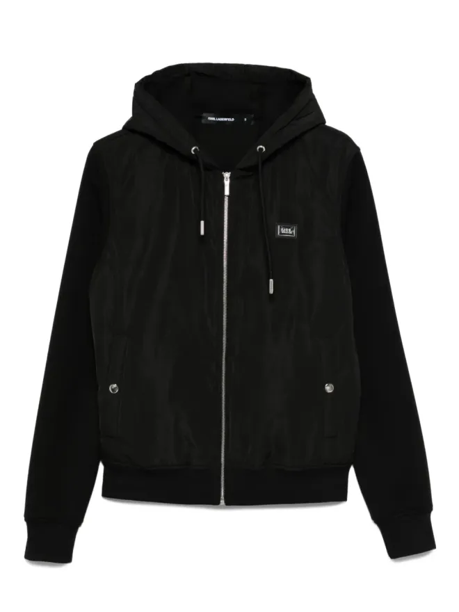 Karl Lagerfeld Karl Lagerfeld フード付きジップアップジャケットの商品画像