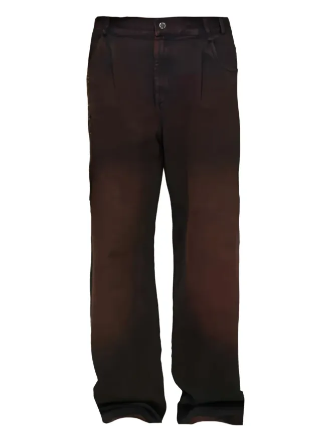 Song for the Mute Song For The Mute Les Olympiades pleated jeans - Brownの商品画像