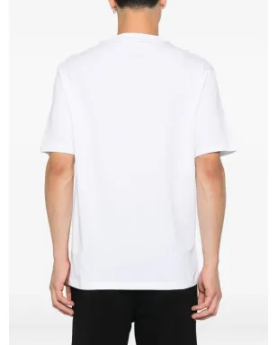 Karl Lagerfeld ロゴプレート コットン Tシャツ ホワイト - サムネイル3