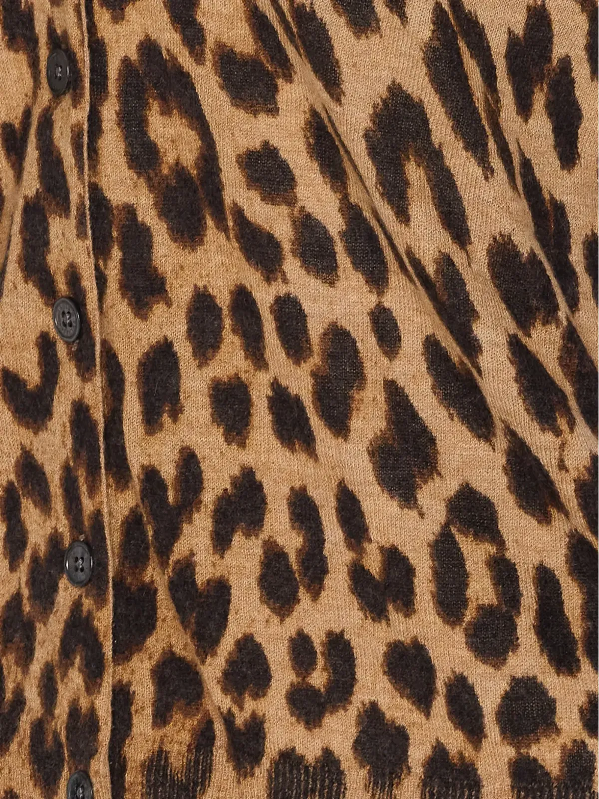 Zadig&Voltaire レオパード柄ボタンカーディガン - 画像3
