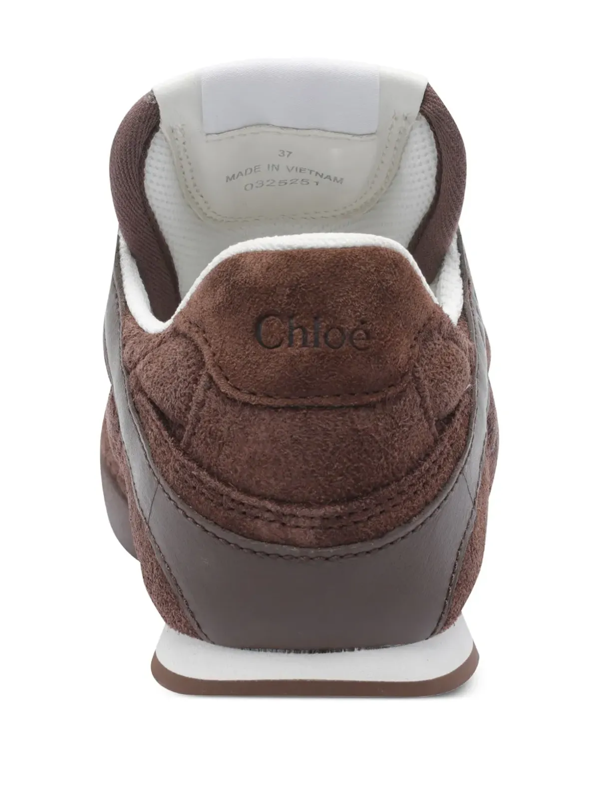 Chloé キック キルテッドスエード スニーカー - 画像3