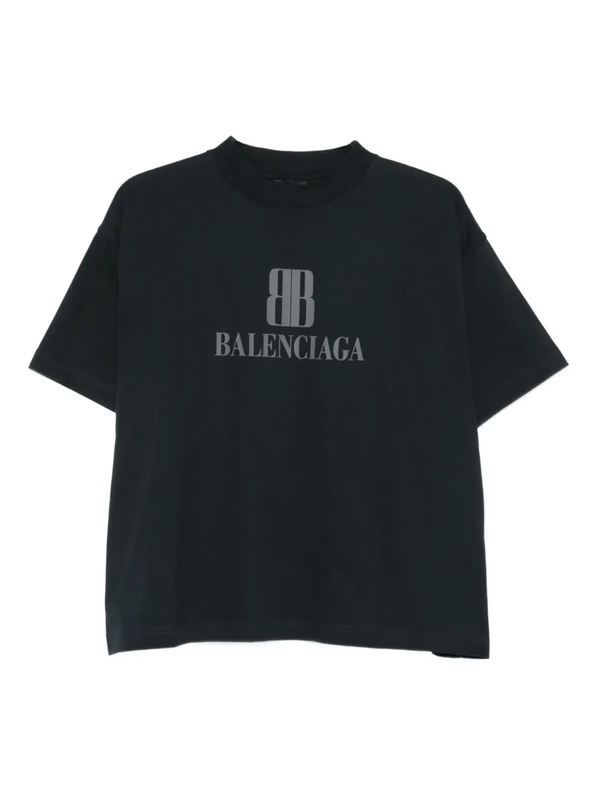 Balenciaga ロゴプリント コットン Tシャツ - 画像1