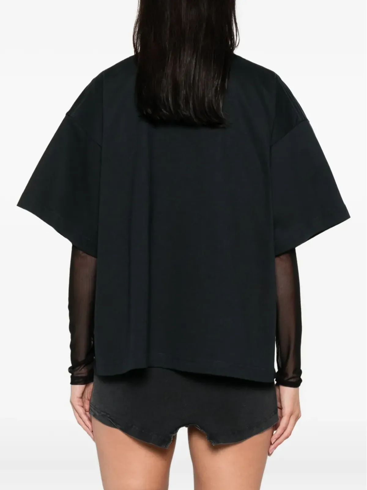 Balenciaga ロゴプリント コットン Tシャツ - 画像4