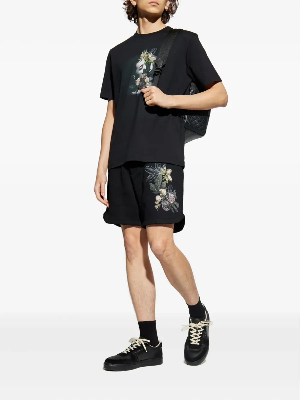 Emporio Armani 刺繍入りコットンショーツ - 画像2