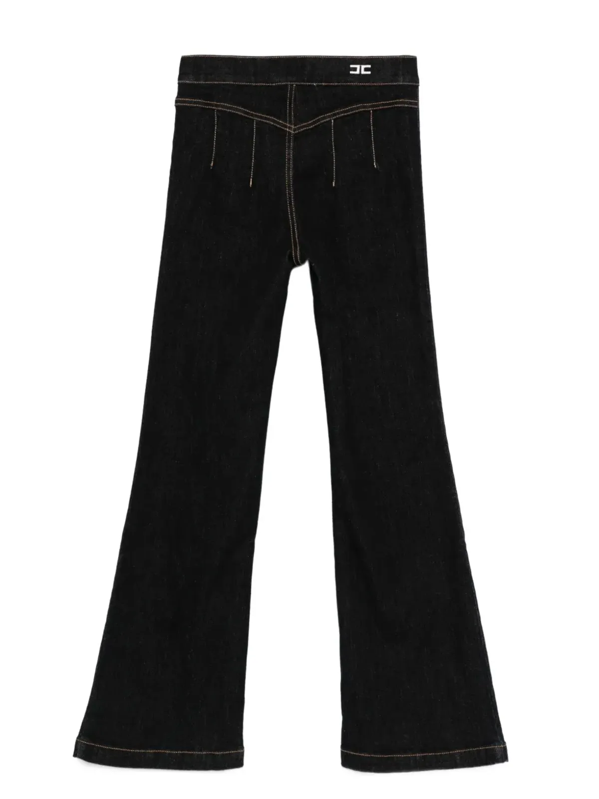 Elisabetta Franchi Kids ボタンディテール フレアジーンズ - 画像2