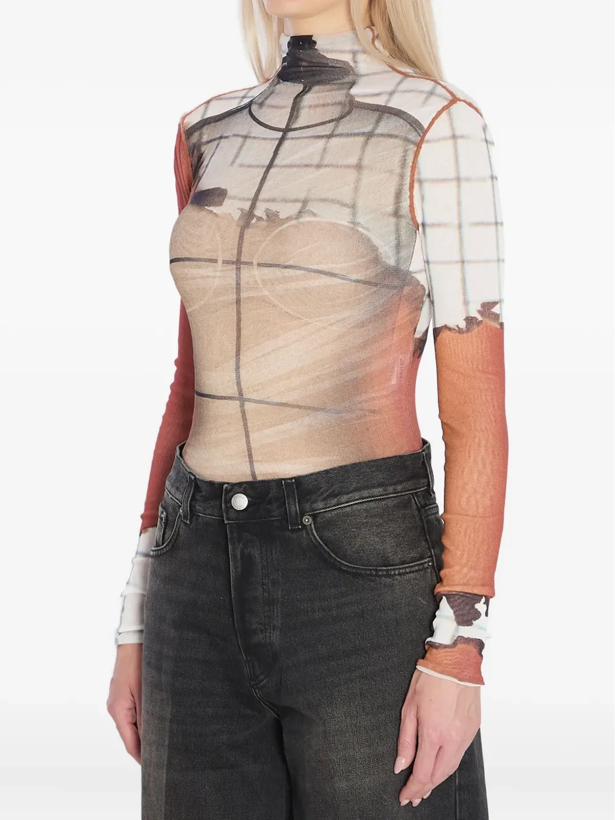 Jean Paul Gaultier The Fire ボディスーツ - 画像2
