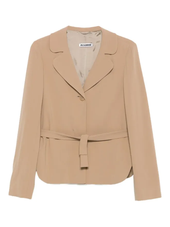 Jil Sander Pre-Owned Jil Sander Pre-Owned 2000s ベルテッド ウール混紡 ジャケットの商品画像