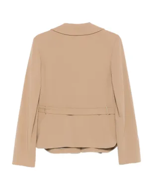 Jil Sander Pre-Owned 2000s ベルテッド ウール混紡 ジャケット - サムネイル2