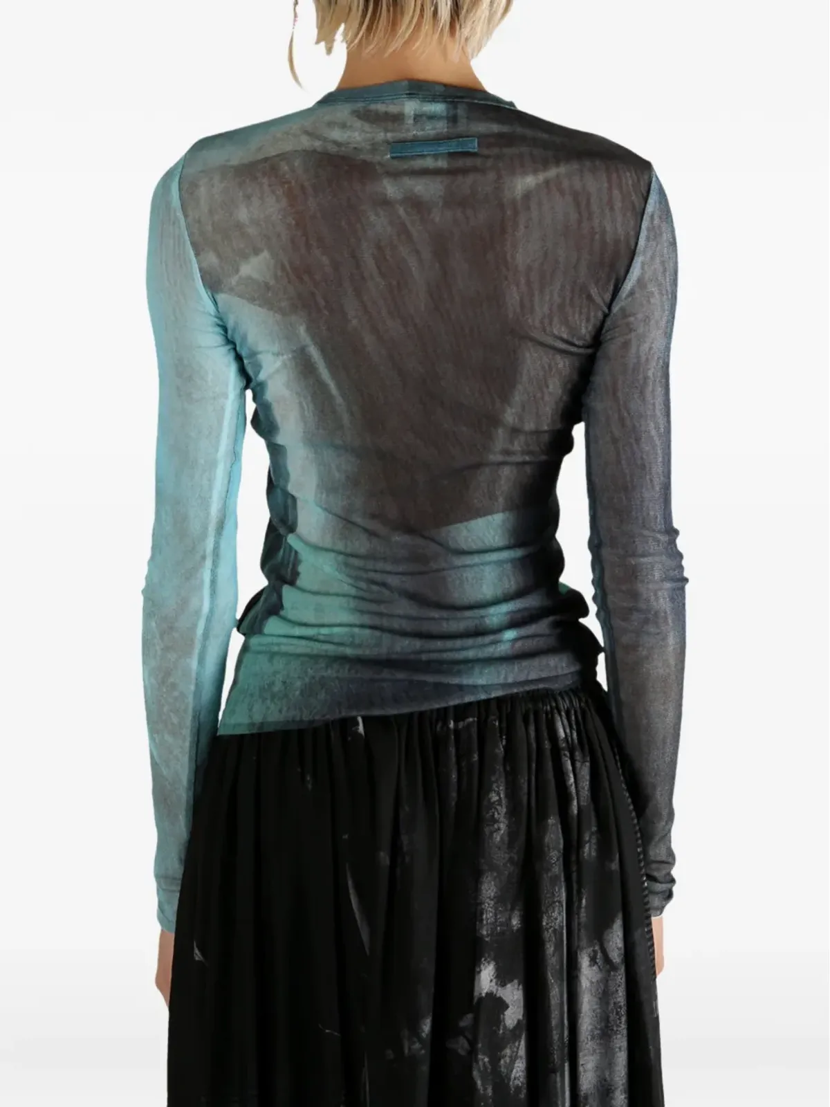 Jean Paul Gaultier 抽象柄長袖Tシャツ - 画像4
