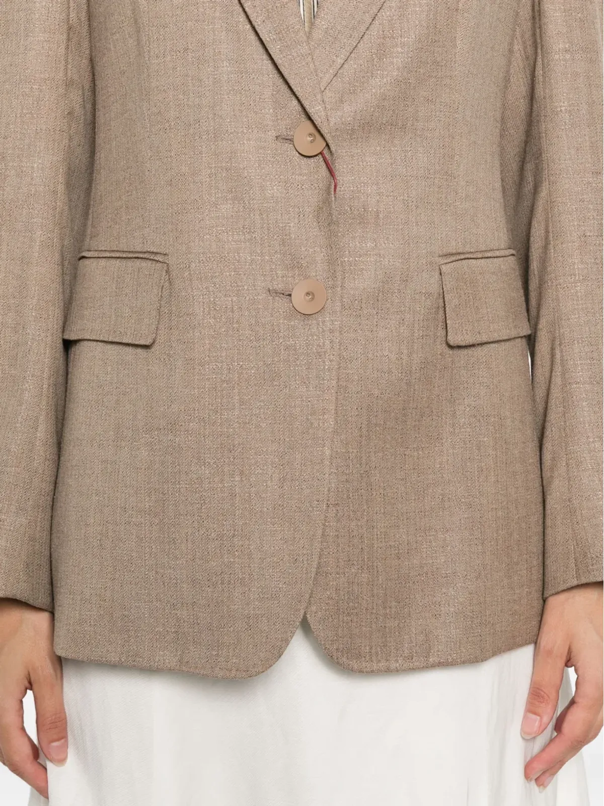 Max Mara ツーボタン ブレザー（ブラウン） - 画像5