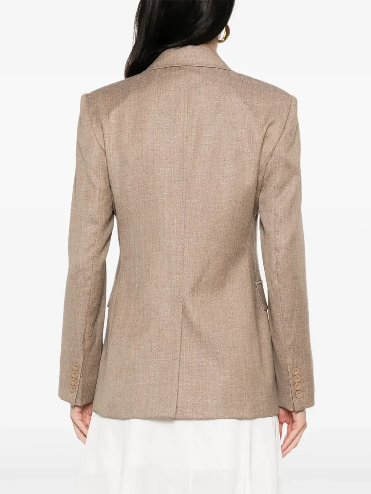 Max Mara ツーボタン ブレザー（ブラウン） - 画像4