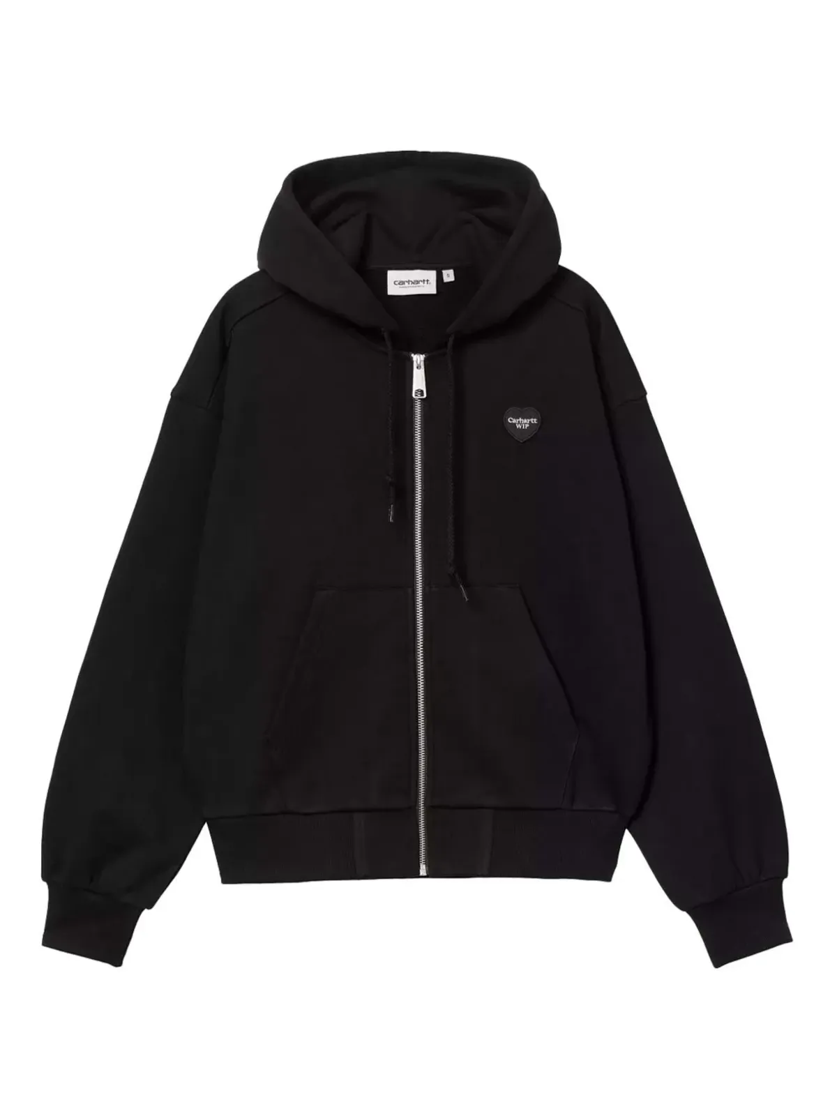 Carhartt WIP ハートロゴフーディー - ブラック - 画像1