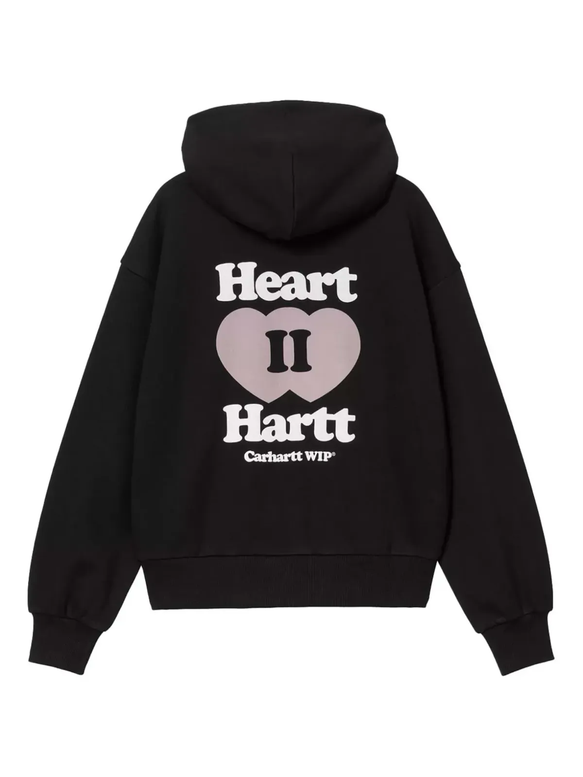Carhartt WIP ハートロゴフーディー - ブラック - 画像3