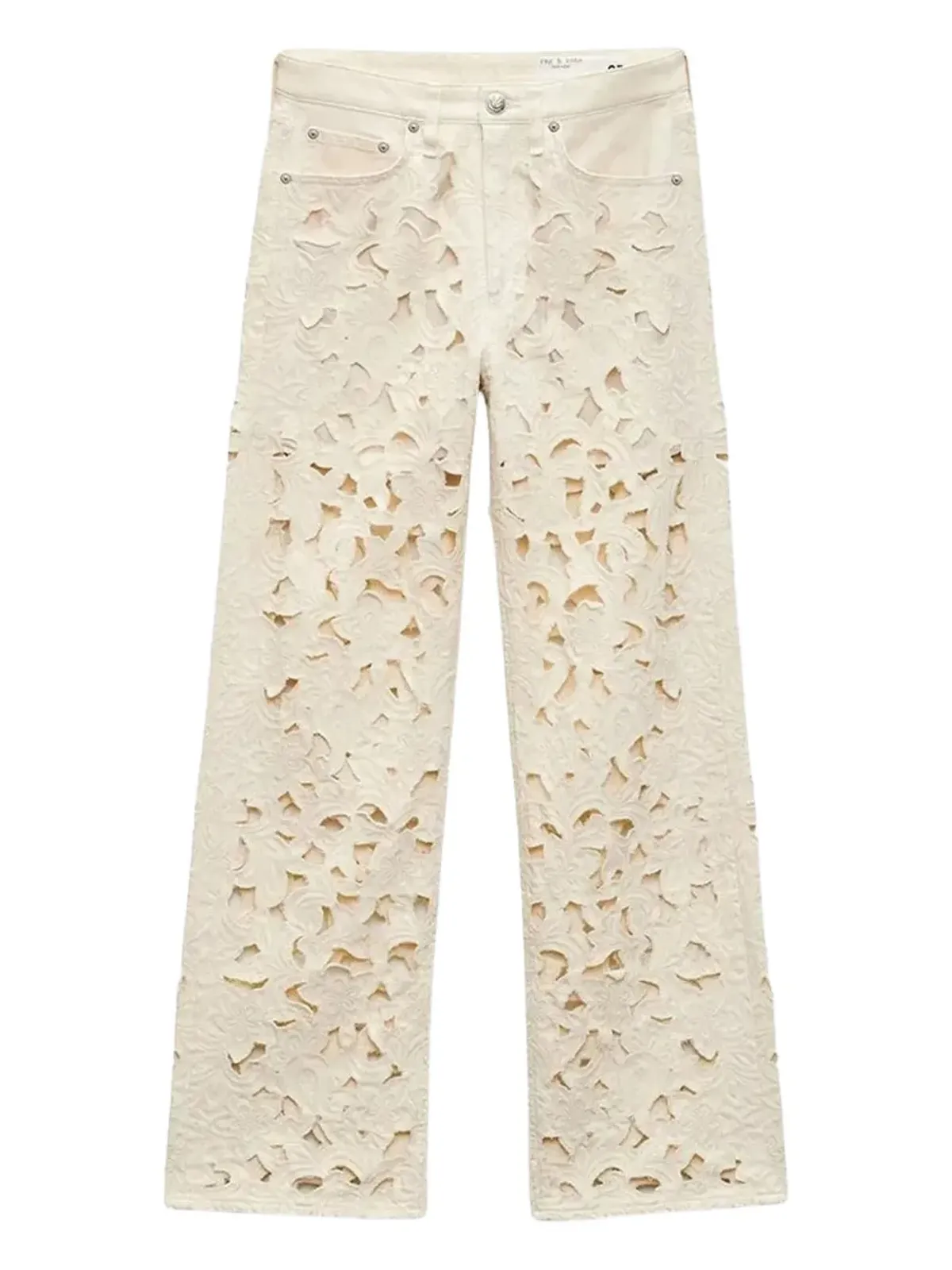 rag & bone ローガン フローラル レーザーカット ジーンズ - 画像1