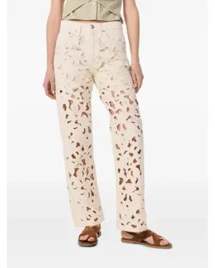 rag & bone ローガン フローラル レーザーカット ジーンズ - サムネイル2